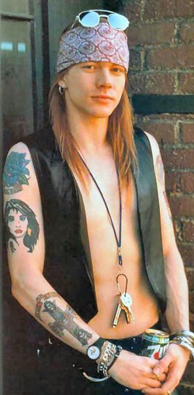 Axl rose tattoos