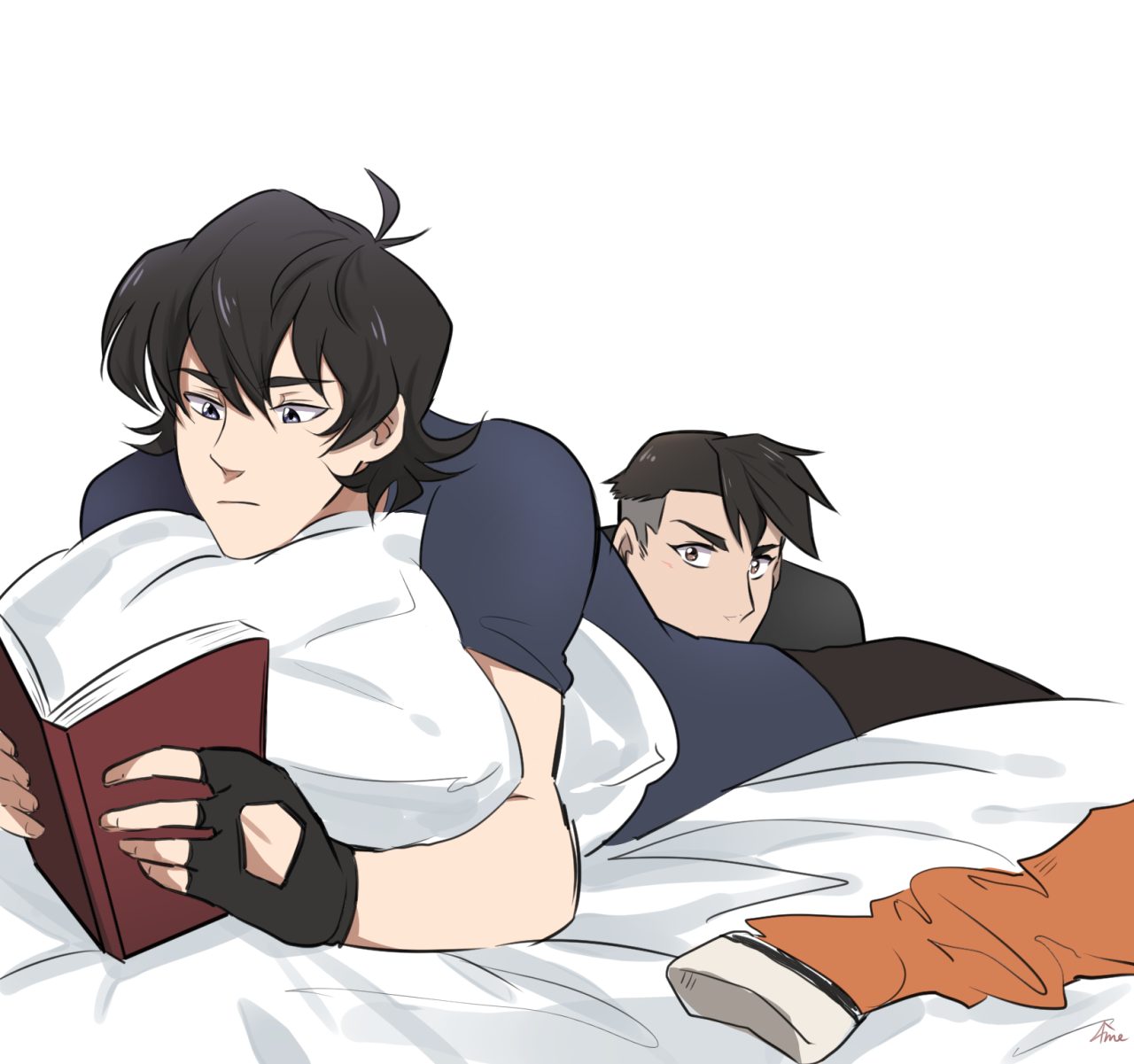 amegafuru:au where shiro never went to kerberos, keith is on his way to graduate