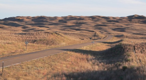 Nebraska Sand HillsExtensive tracts of sand dunes are common throughout the central Great Plains and