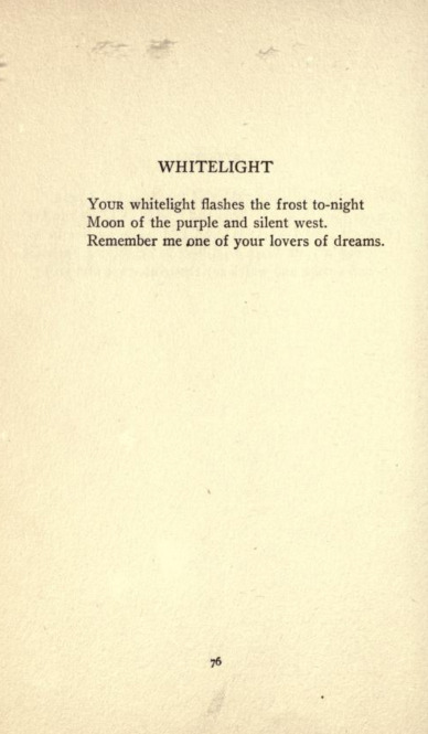 Whitelight by Carl Sandburg Chicago Poems, 1916 Pre1923 Winter Poems