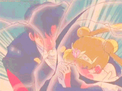 eternal-sailormoon:  I love this so much. It’s probably one of my favorite Usagi/Mamoru scenes, and here’s why. Look at the way he’s holding her and protecting her from harm. Look how she clings on to him and leans into him. It shows that no matter