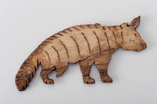 electronicgallery:1. Ivory inlay of a hyena from an ebony bed, Nubian, 1700-1550 BCE, Kerma, Cemeter