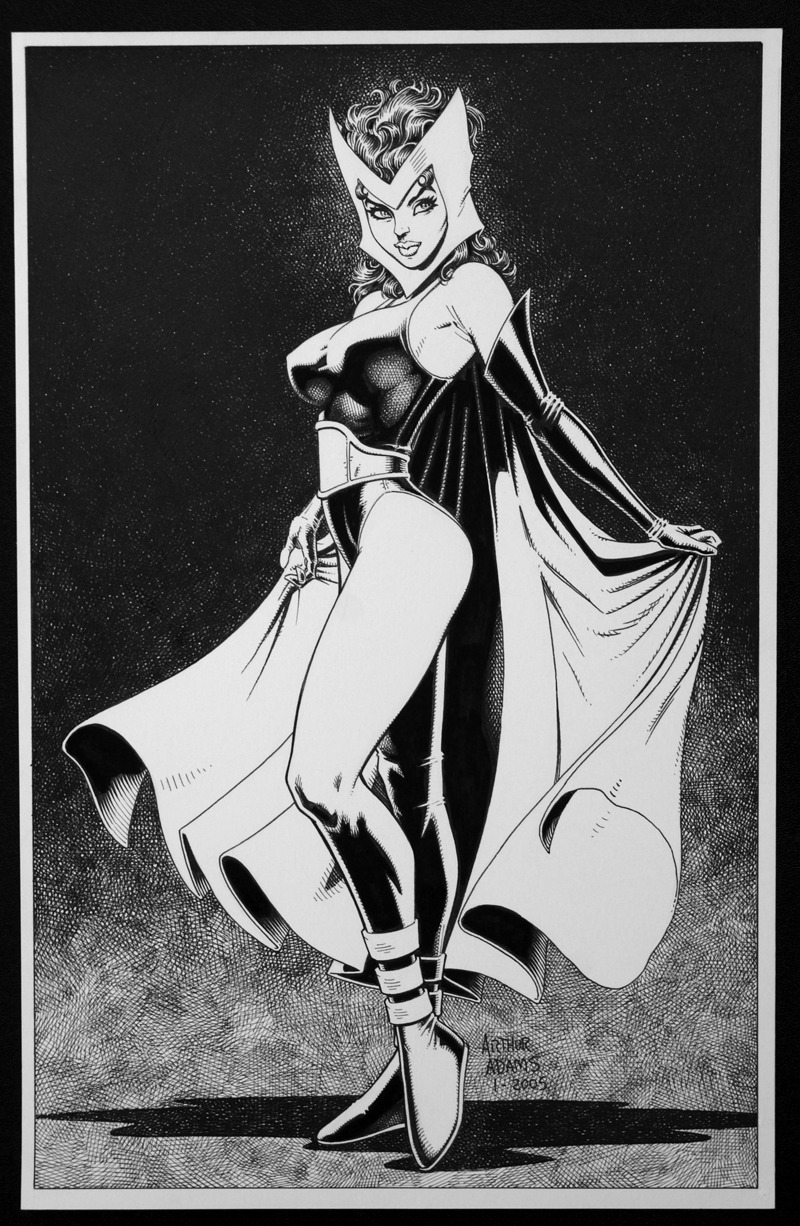 keaneoncomics:  Scarlet Witch by Art Adams