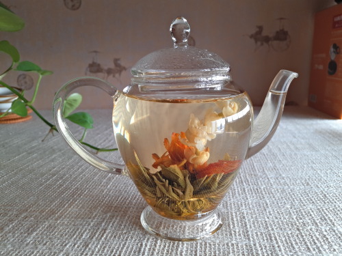 angel-teavivre: If you like flower tea, which one is your favorite glass teapot?
