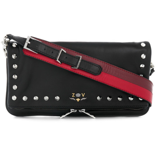 Zadig & Voltaire Rock studded clutch bag ❤ liked on Polyvore (see more zadig voltaire handbags)