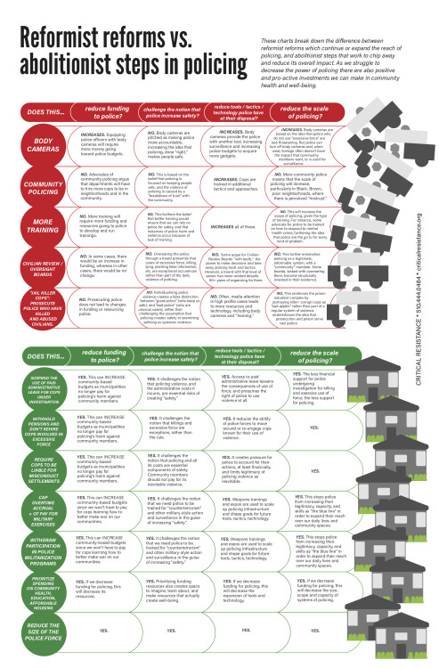 rgr-pop: woundability: Reformist reforms vs. abolitionist steps in policing Courtesy of Critical Res