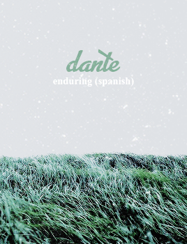 crgana-leia:Aristotle and Dante Discover the Secrets of the Universe + Name Meanings.