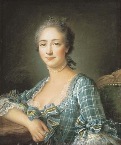 Portrait d'une femme, by François-Hubert Drouais, 1757