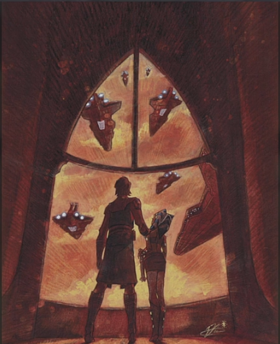 shadoukun:Apparently these two are official art from the Clone wars series! I FUCKING CAN’T Source: 