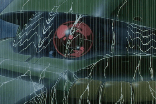 ray-saint:Abandoned Zaku in the rain (War in the Pocket OVA)