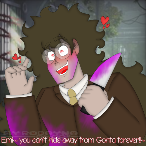 ⚠️warning⚠️: blood/pinkbloodYandere Gonta yandere Gonta!! &gt;:DD