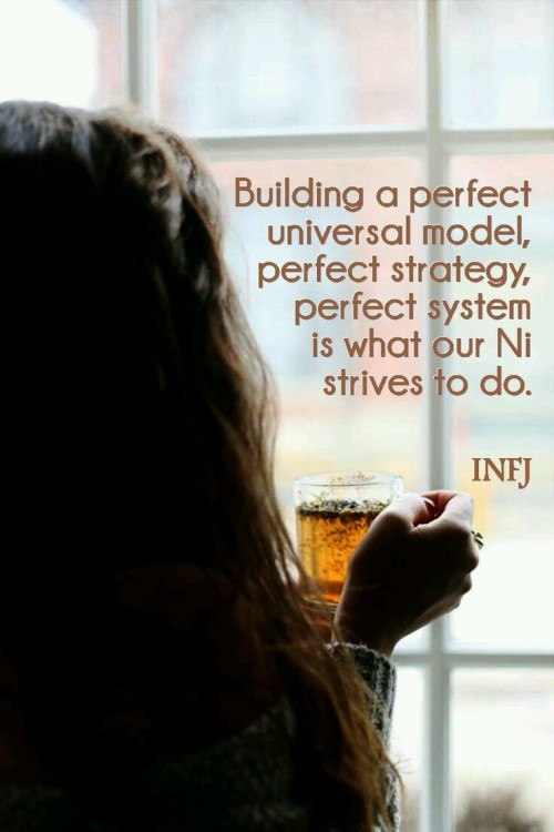 Introverted intuition - Building a perfect universal model, perfect strategy, perfect system is what