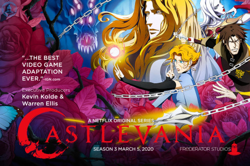 Pretty much everyone agrees that Castlevania is the best video game adaptation ever. And now, next w