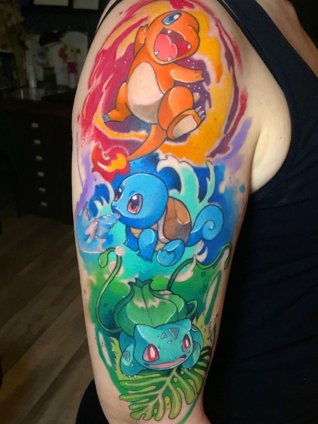 Squad tattoo squirtle Squirtle
