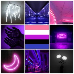 lgbt-mood:Genderfluid glow Aesthetic // for