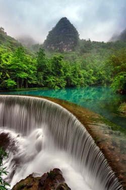 travelgurus:                              Waterfall In Libo Guizhou / Quizhou, China                Travel Gurus - Follow for more Nature Photographies!    