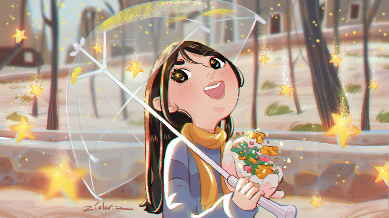 Star Rain - Digital ArtTake a moment to enjoy the star rain 😚✨ Wish you have a sparkling day! 😇
It frustrated me at the begining of painting the background, but as the time went on, it looks better since more details were added in 😂 Have some patience, thats really the key 😪😪 #digital art#digital painting#digital illustration#digital_art#digital artist#photoshop#artjourney#tablet drawing#tablet painting#rain#star#star align#flower#digital artwork#digital arts#art#arts#arte#relax#life#journey