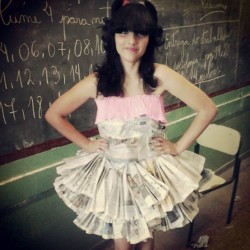 Minha mo #cosplay #linda #fofa #vestido #escola