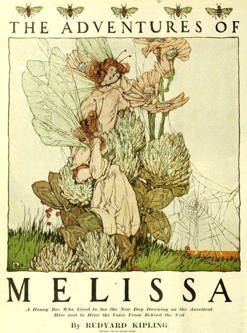 Clara Elsene Peck ~ Heading ~ The Adventures of Melissa ~ 1908 ~ viaClover to an over-tired bee is a