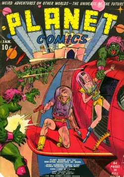 brudesworld:  Planet Comics #1 cover art