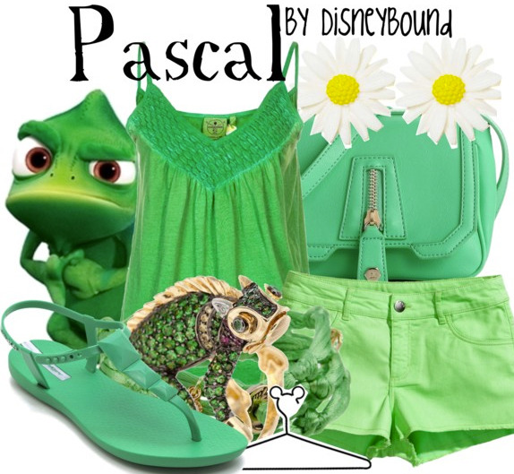 Pascal (Raiponce) - Rainbow DisneyBound