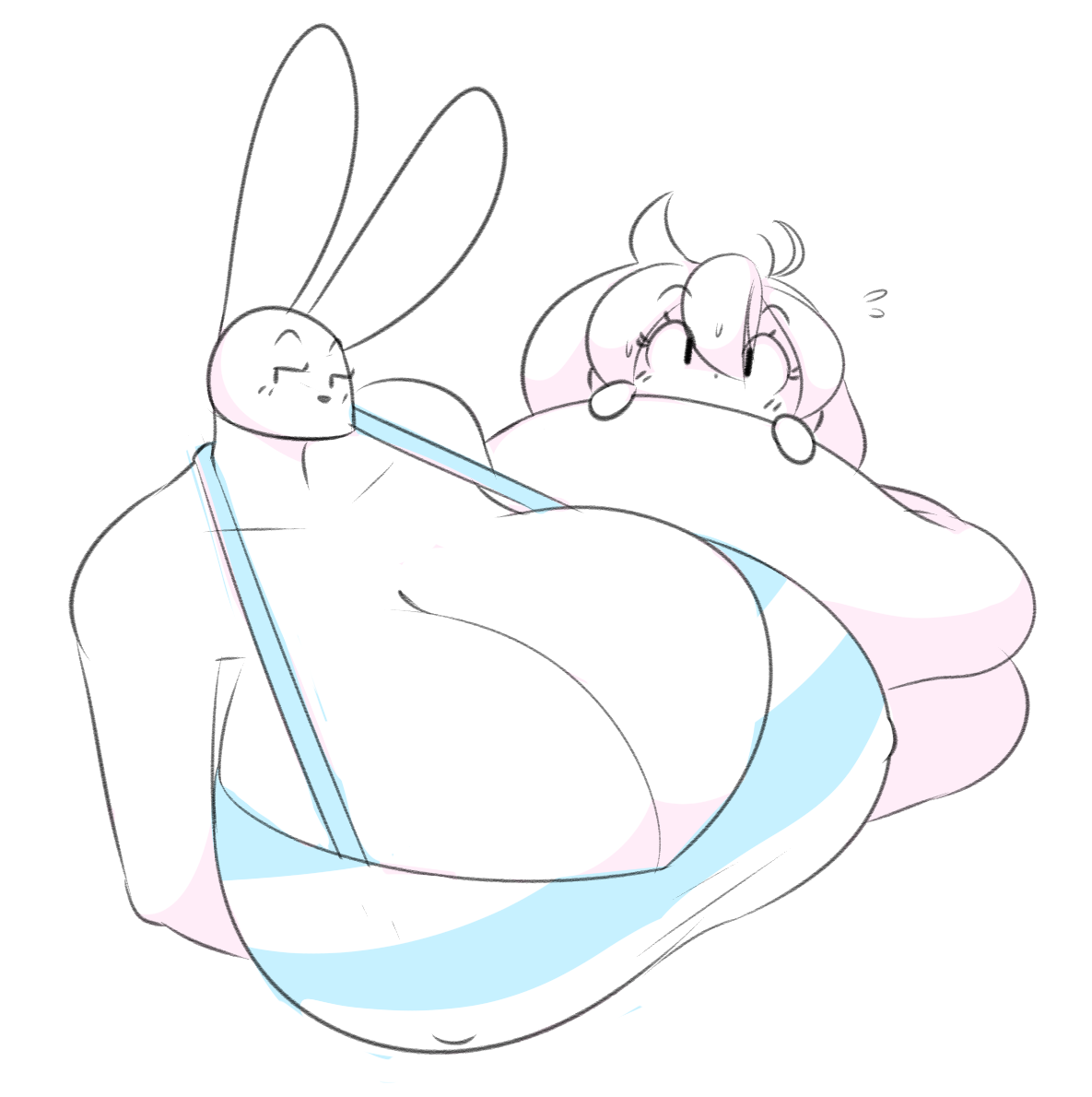 theycallhimcake:  Well, someone looks comfy ;T (Humph’s body is somehow strong
