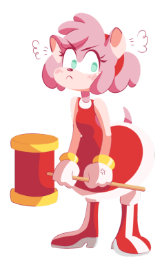 snaileyart:AMY ROSE IS HERE!!!!?!