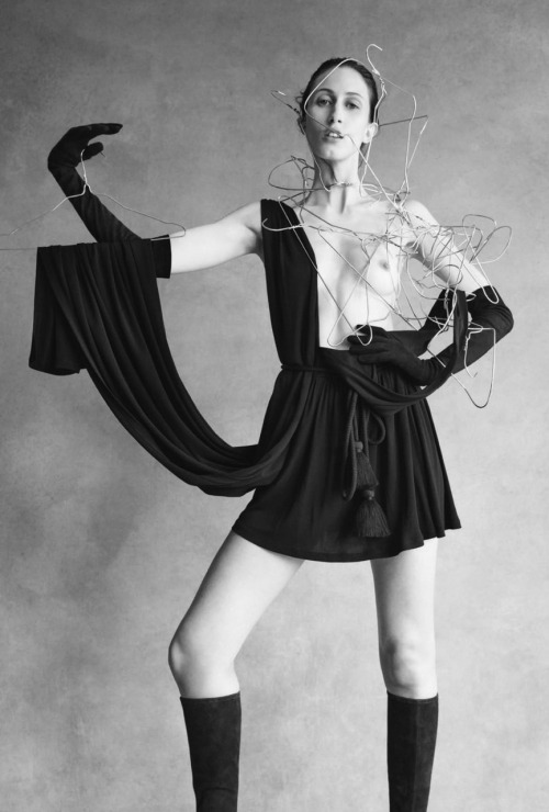shialablunt:  Anna Cleveland by Patrick Demarchelier for Garage Magazine F/W 2015 