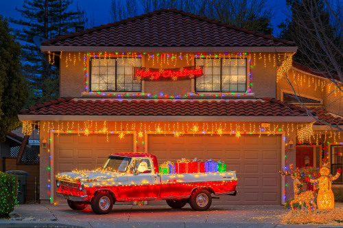 decorated home for Christmas - Vacaville, CA
