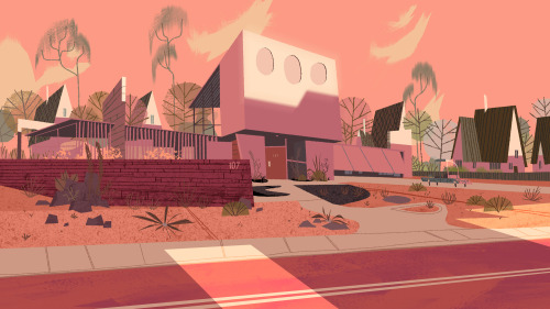 kevindart:  The Utonium House - Throughout the Day - Backgrounds from the Powerpuff Girls Special “Dance Pantsed” Timelapse wizardry by Stephane Coedel 