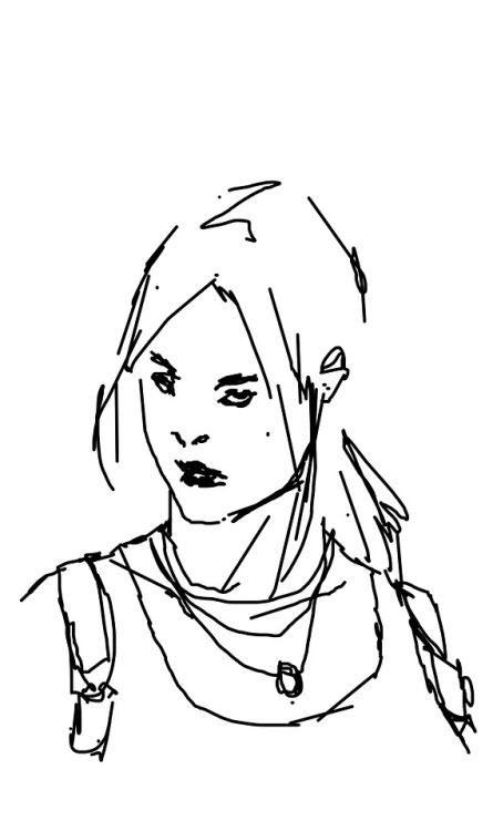 TOMB RAIDER InktoberDigital version. #1 - First 10 days