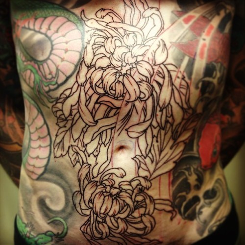 (via .@geordiedanger | Gap filler #bodysuit #tattoo @tm3065 | Webstagram - the best Instagram viewer