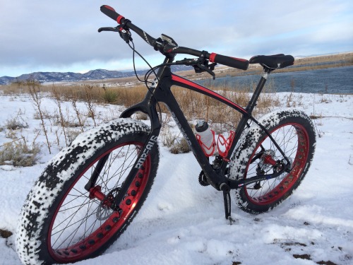 First ride on the Borealis Yampa in the Snow. 