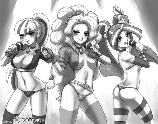 insane-pinkie-pie:  Artist: John Joseco   these sexy cuties~ &lt; |D’‘‘‘