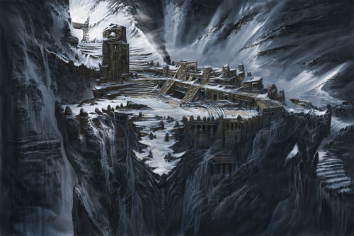 thegamerinallofus:Skyrim Concept Art - Landscape 