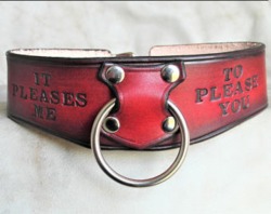 dirtythingsthatturnmeonposts: frsibifs:   evolvingkinkywoman: Such a privilege to be adorned with such a gift.  I want to earn the privilege of wearing this beautiful collar. ❤️   Two things; one, that is a freaking beautiful collar. Two, I have no