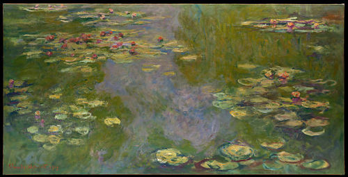 “Water Lilies” (1919), Claude Monet“Eventually, my eyes were opened, and I really understood nature.