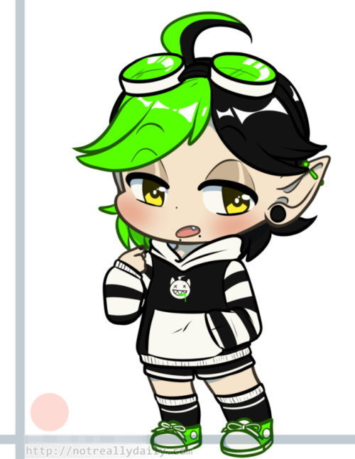 [Human sample] Chibi  Used as sample for pricing on my website!For [Lost contact. Will edit when I c