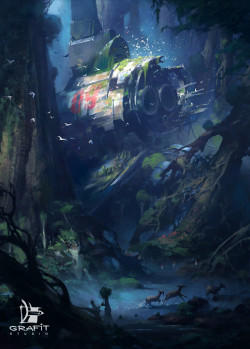 artissimo:  forest shipwreck by grafit studioSpectrum 11: The Best In Contemporary Fantastic Art 