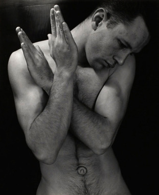 climbing-down-bokor:  Minor White, Tom Murphy (San Francisco) 1948from The Temptation of St Anthony is Mirrors 1948Gelatin silver print, 4 5/8 x 3 5/8 in. (11.7 x 9.2 cm) 
