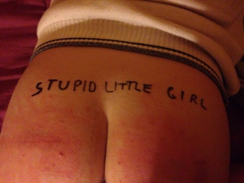 Porn Pics â€œStupid Little Girlâ€