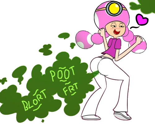  Toadette farting in jeans by BiggyPiggy1 
