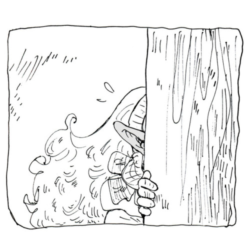 Hiya I’m making a comic Inktober about a cute dwarf (Bark) and elf (Fen) having a tiny fun adventure