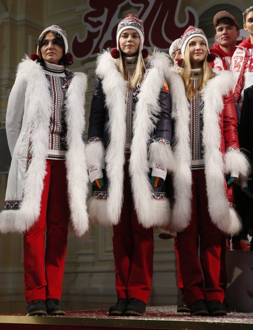 Sochi 2014 Olympic Uniform for Team Russia