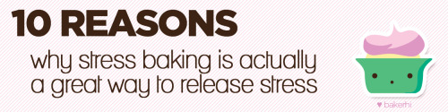 bakerhi:Baking is methodical: Every measurement is precise, so you need to concentrate on only the b