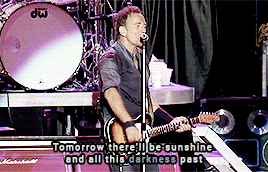 brucespringsteenfuckyeah:Springsteen Alphabet ↦ Darkness