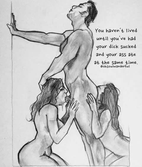 realhtowngorilla:  Yall at know true freaks til you had 2 bitches suck the soul out of you 👅 👅 👅 #mr3some 