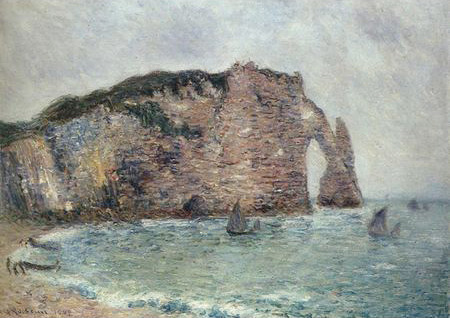 nevver:  Painters of the cliffs of Étretat 