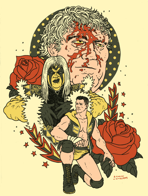 ramonvillalobos: Did a tribute to one of my favorite wrestling families. RIP Dusty Rhodes