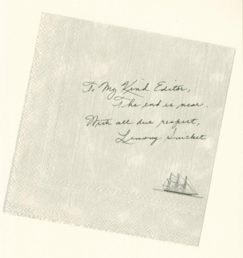 Lemony Snicket’s Letters to his Kind Editor, Pt 2:The Hostile Hospital The Carnivorous Carniva